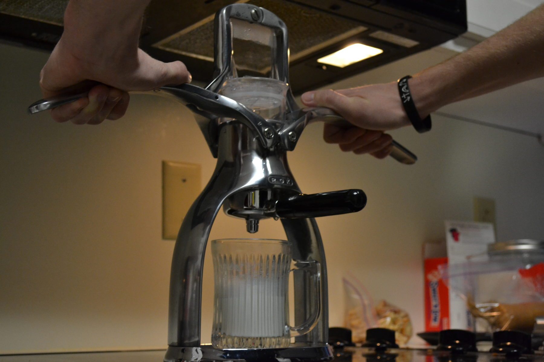 Rok Coffee Portable Espresso Maker - Durable Glass Composite Construction, Black